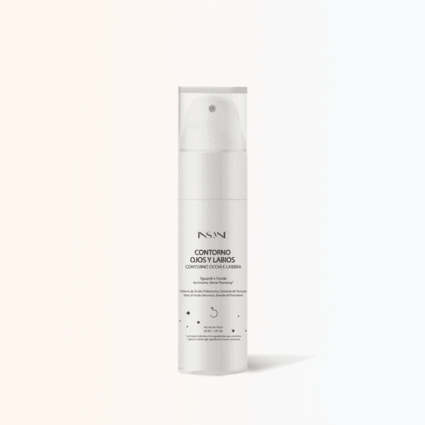 Anti-Aging Eye and Lip Cream with Hyaluronic Acid and Hibiscus