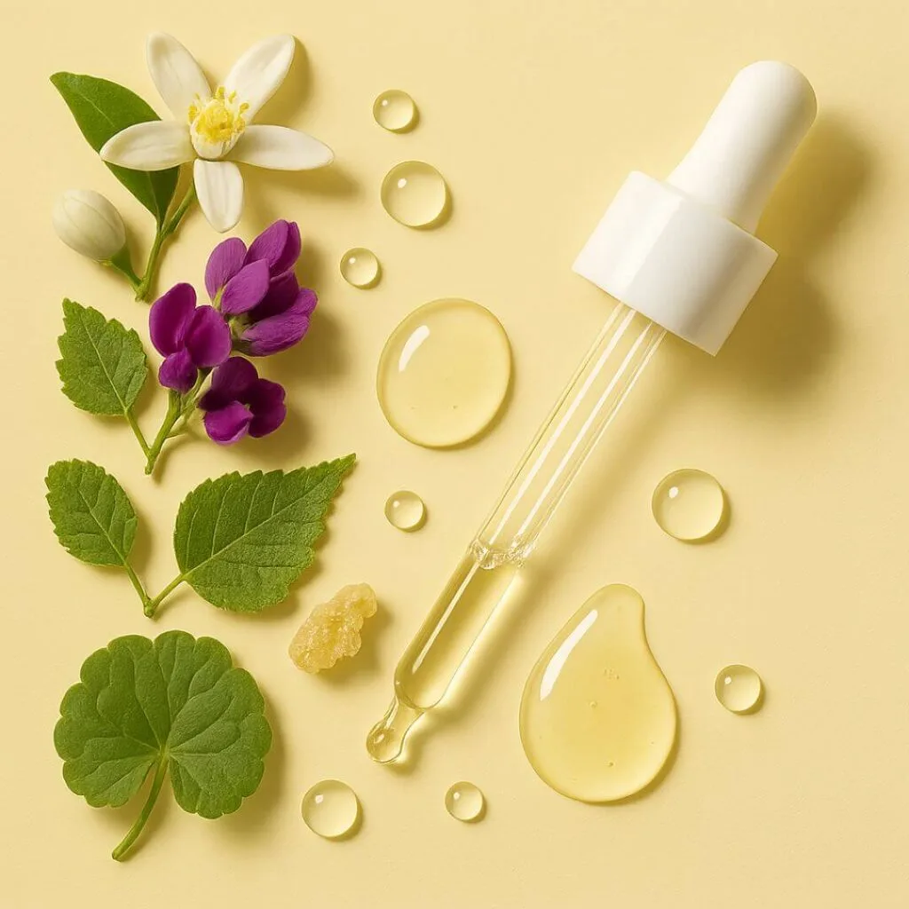 Triple Action Hyaluronic Acid Serum and Youth Essence Serum stacked on white surface